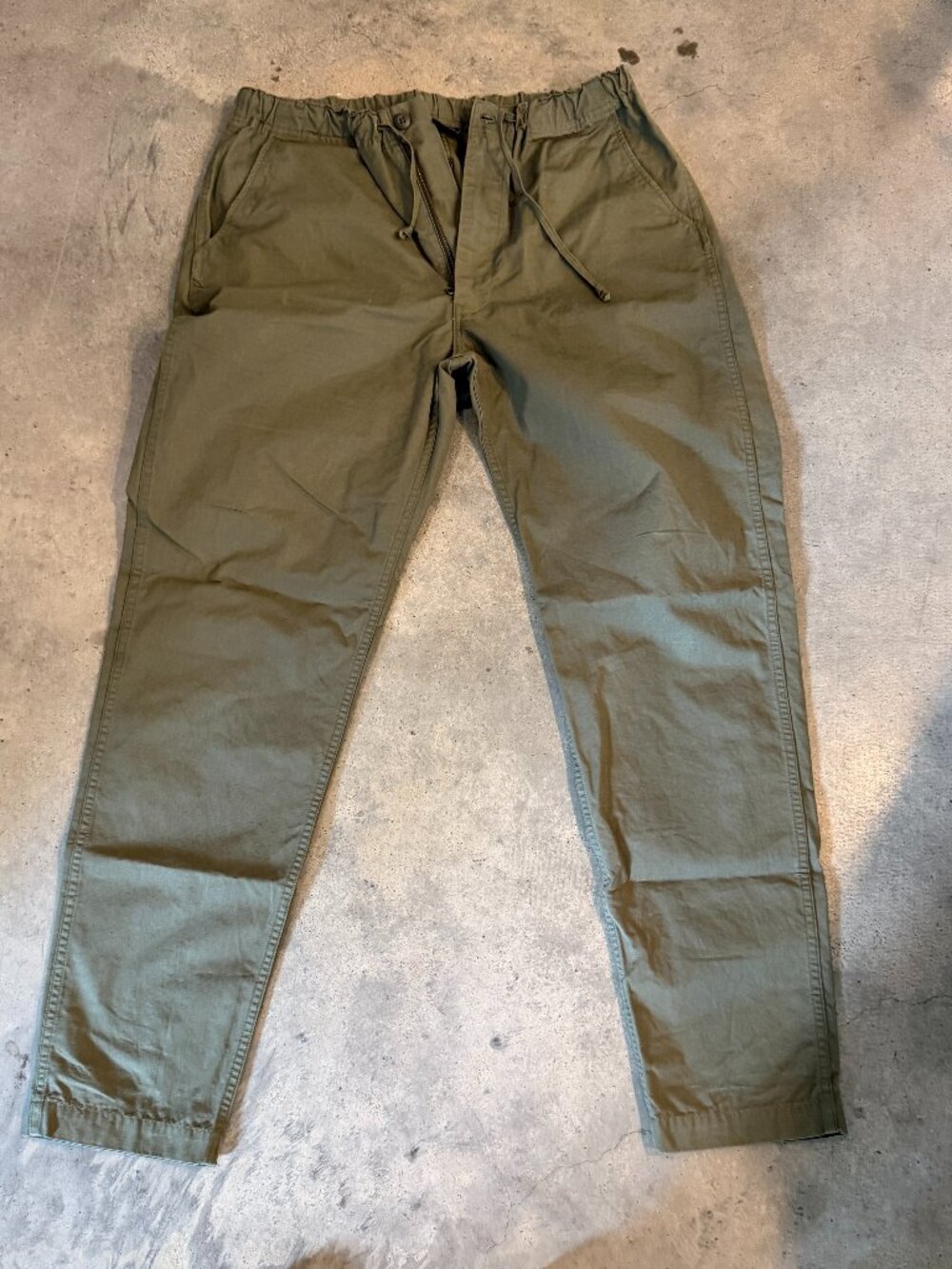 OrSlow New Yorker Pant - Olive Rip-Stop - size 4, Large (US) fits 33-37 waist